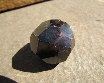 Garnet Crystal 32mm - Healing Crystals - Large Red Garnet Stone Crystal Sphere from India - Raw Crystals Healing Stones