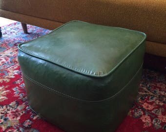 Vintage Retro Hassock Ottoman Footrest