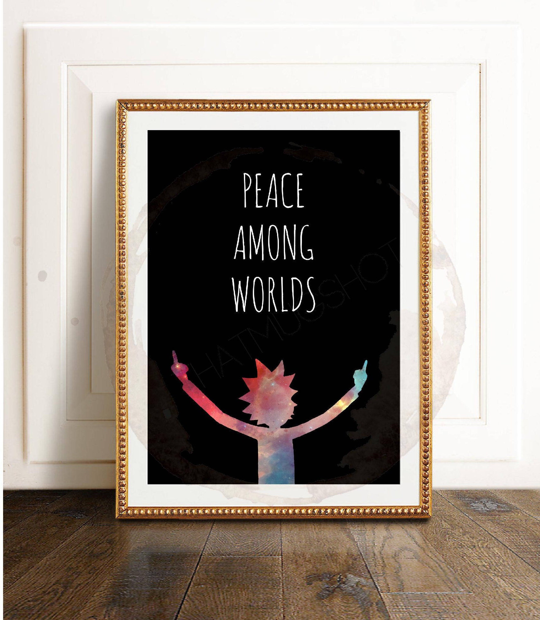 RICK AND MORTY // Peace Among Worlds Poster Printable