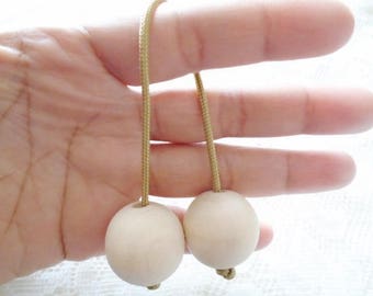 Begleri, Natural wood begleri, Begleri worry beads, Choose your cord color