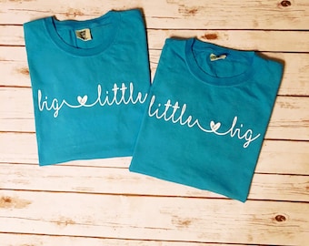 Big Little Shirts/Big Little Comfort Color Shirts/Big Little Reveal/Sorority Shirts/Big Little Sorority Shirts/Big Little Gifts/Pledge Gifts