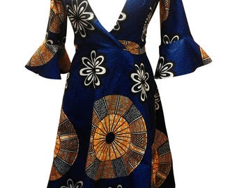 African clothing, african print dress, ankara dress, african print, wax print, african clothing,( MICHELLE dress)