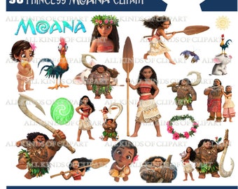 90 PRINCESS MOANA CLIPARTS High Quality Png Images with Transparent Backgrounds