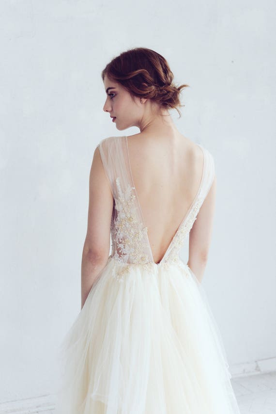 Lace and Tulle Wedding Dress