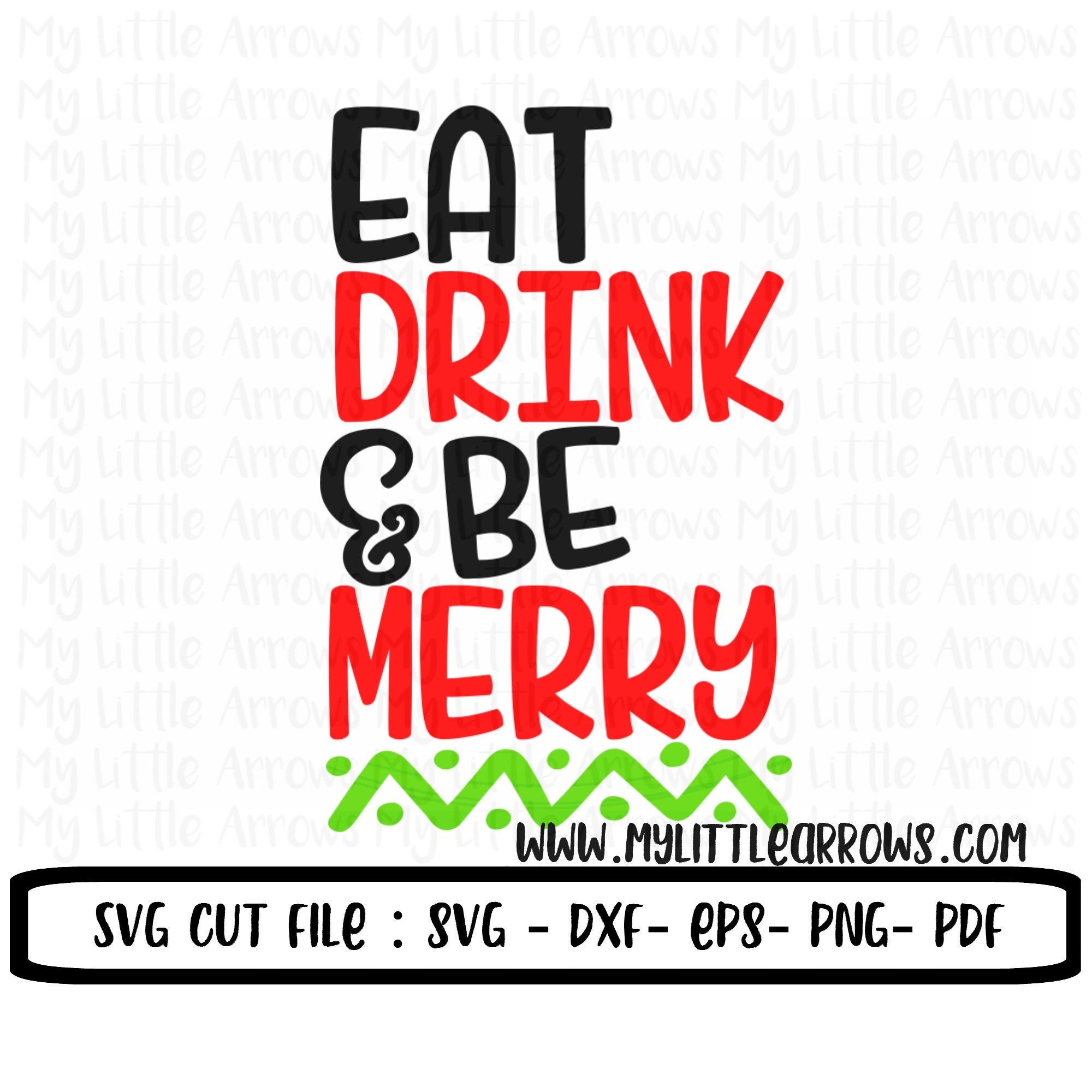 Download Eat drink and be merry SVG Dxf Eps png Files for Cutting