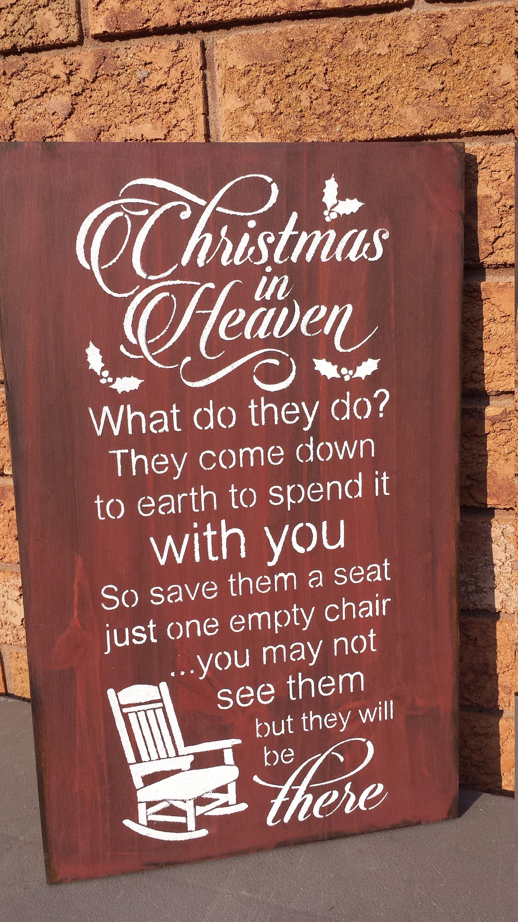 Details This sign is a great way at Christmas loved ones