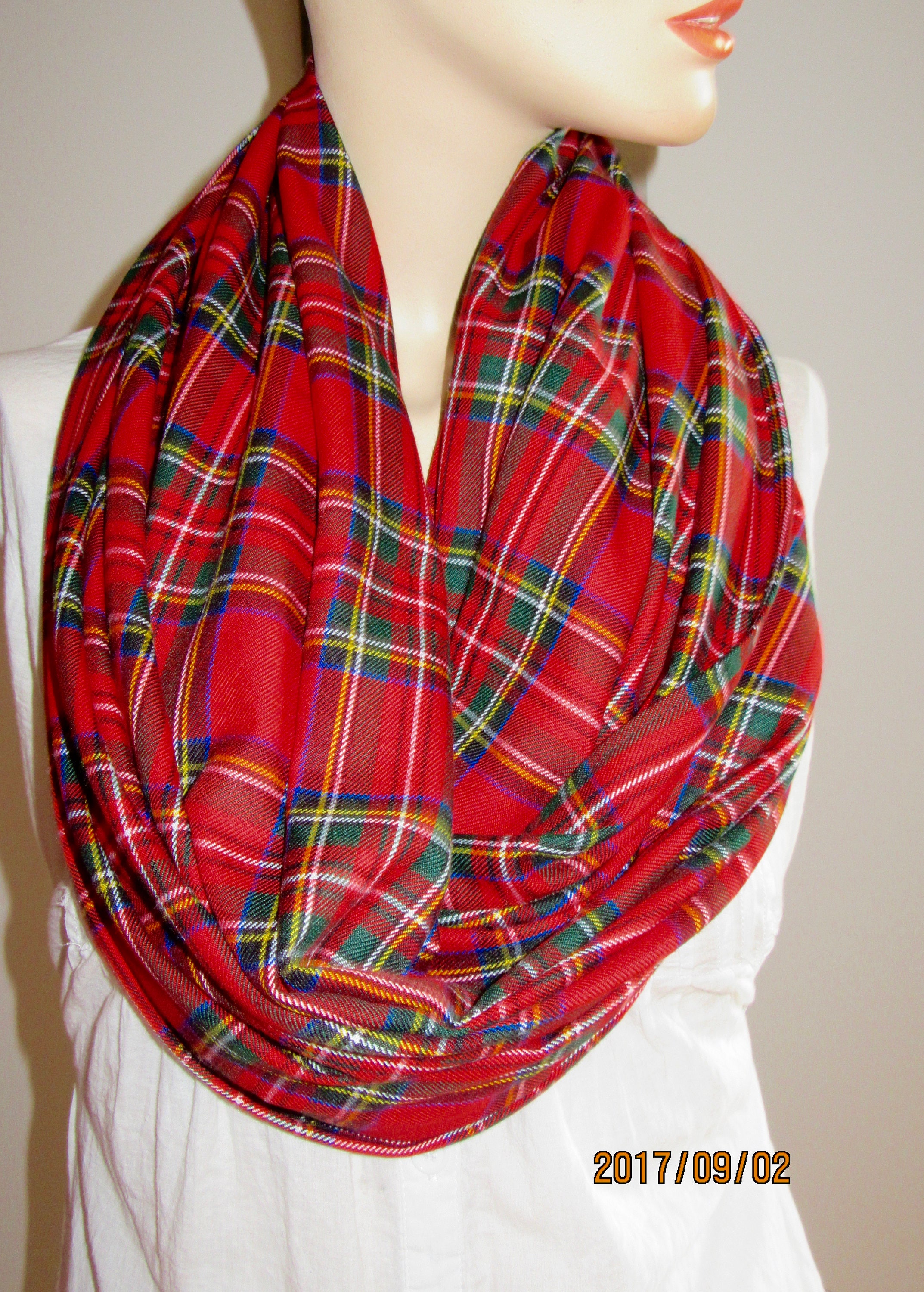 royal stewart tartan plaid infinity scarf christmas gift scarf infinity scarfred green plaid scarf - Christmas Plaid Scarf royal stewart tartan plaid infinity scarf christmas gift scarf infinity scarfred green plaid scarf - Christmas Plaid Scarf