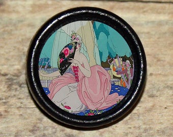 Brunelleschi ROCOCO FASHION Marie Antoinette Pendant or Brooch or Ring or Earrings or Tie Tack or Cuff Links