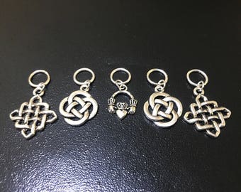 Celtic inspired stitch markers