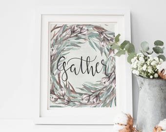 Gather Print Farmhouse Farm House Decor Printable Rustic Art Gather Print Farmhouse Farm House Decor Printable Rustic Art