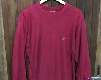 Vintage 90s Champion Embroidered Logo Sweatshirt