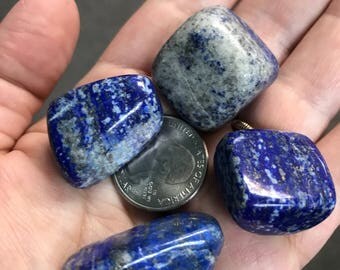 Lapis Lazuli Tumbled premium -Throat chakra - Reiki -Energy Healing