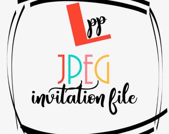 Jpeg invitation | Etsy