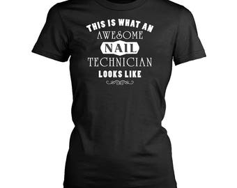 funny nail tech shirts