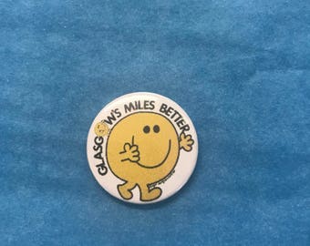 Glasgow's Miles Better Pin Badge