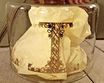 Vintage Pyrex, Cheese Cloche, Vintage Glass Dome, Pyrex Cheese Cover, Pyrex Covered Serving Dish, Vintage 1970's Kitchen