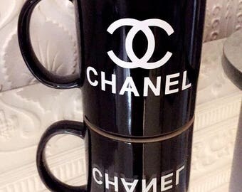 Chanel black cup