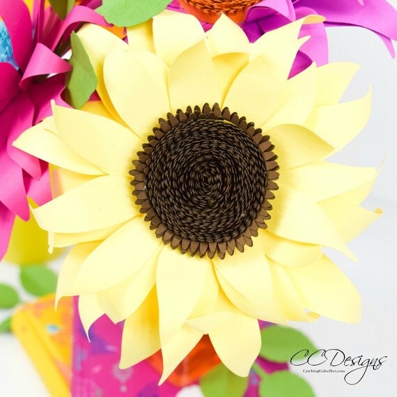 Free Free 307 Rolled Paper Sunflower Svg SVG PNG EPS DXF File