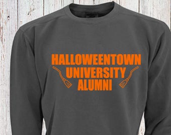 Halloweentown University Comfort Colors Sweatshirt! Halloween Sweatshirt Fall Shirt, Funny Disney Shirt Comfy Shirt for Fall Back To School