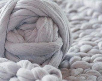 Super Chunky Wool Yarn, Super Bulky Yarn, Arm Knit Wool Yarn,Merino Wool Yarn