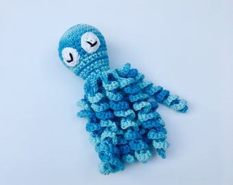 Octopus for Preemie, Newborn Octopus Toy, Crochet Octopus for Baby