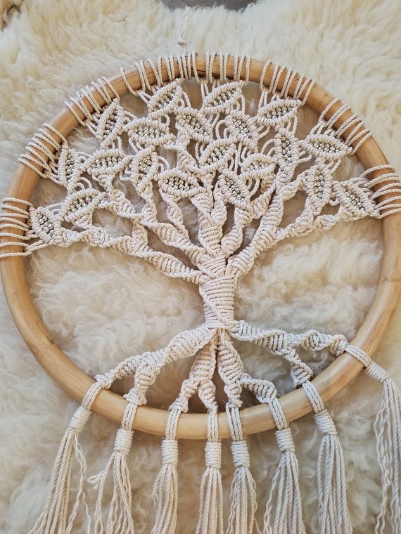 Tree of Life // Macrame Wall Hanging // Circle Art // Large
