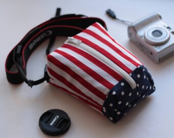 Small camera bag Mirrorless camera case Zipper Padded pouch Travel insert Sony/Panasonic/Fuji/Olympus Shoulder/wrist strap bag insert bag