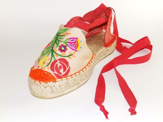 colourful espadrilles