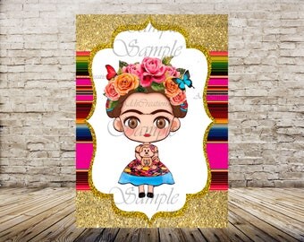 Frida Kahlo Poster, Banner, Party Decor,