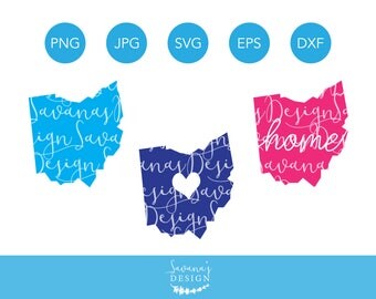 Ohio SVG, Ohio SVG Files, Ohio SVG Designs, Ohio Home Svg, Svg Ohio, Ohio Clipart, Ohio Cut File, Ohio Dxf, Svg Ohio State, Ohio State Svg