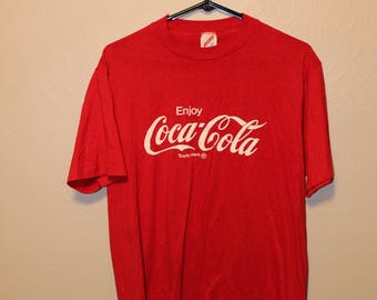 Vintage coke tee | Etsy