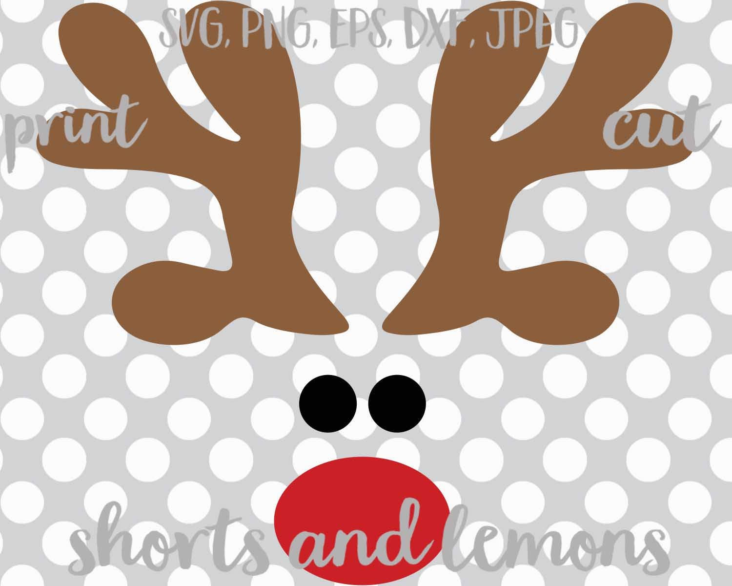 Free SVG Christmas Antlers Svg 510+ File