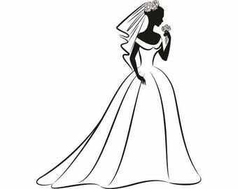 Free Free 320 Clipart Wedding Veil Svg SVG PNG EPS DXF File