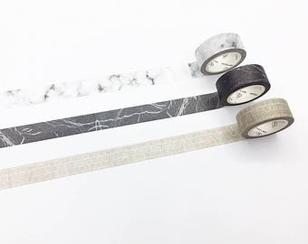 Marble & Wall Washi Tape - Marbles, Walls, Planner, Journals, Scrapbooking, Craft