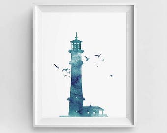 Lighthouse Wall Art coastal wall art | etsy Lighthouse Wall Art coastal wall art | etsy