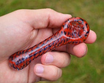 Glass smoking pipes glass tobacco pipes glass hand pipe fused glass art glass gandalf pipe glass hammer pipe Hand pipes Handpipe Girly pipe