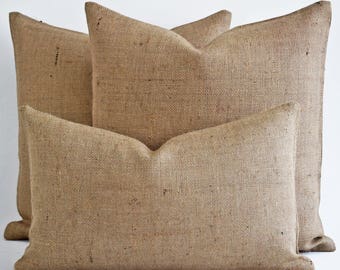 Wholesale! Mud Pie Burlap Pillow, Burlap pillow cover, Blank Burlap Pillow Cover, Pillow Cover for HTV, Burlap blanks, DIY pillow cover