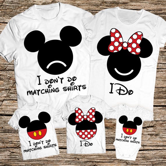 matching family disney tees