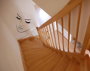 Woman Home Decorating beautiful woman face | etsy Woman Home Decorating beautiful woman face | etsy