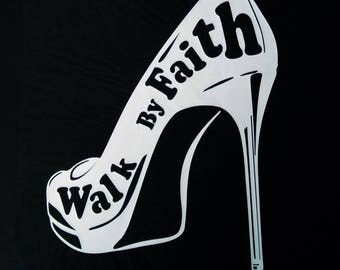 walking by faith t shirt