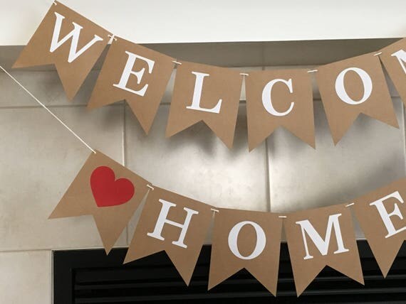 Welcome Home Banner Military Homecoming Homecoming Party