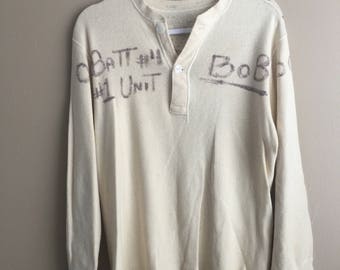Vintage 1950 Korean War Era Thermal Sweater