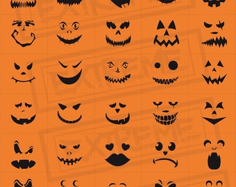 30 halloween pumpkin face stencils pumpkin carving stencils monster faces clipart jack o - Halloween Pumpkin Carving Faces 30 halloween pumpkin face stencils pumpkin carving stencils monster faces clipart jack o - Halloween Pumpkin Carving Faces