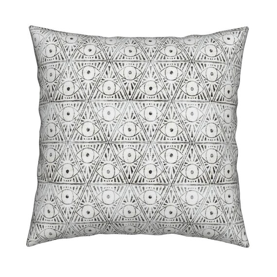 Zodiac Throw Pillow zodiac magic eye light black and white