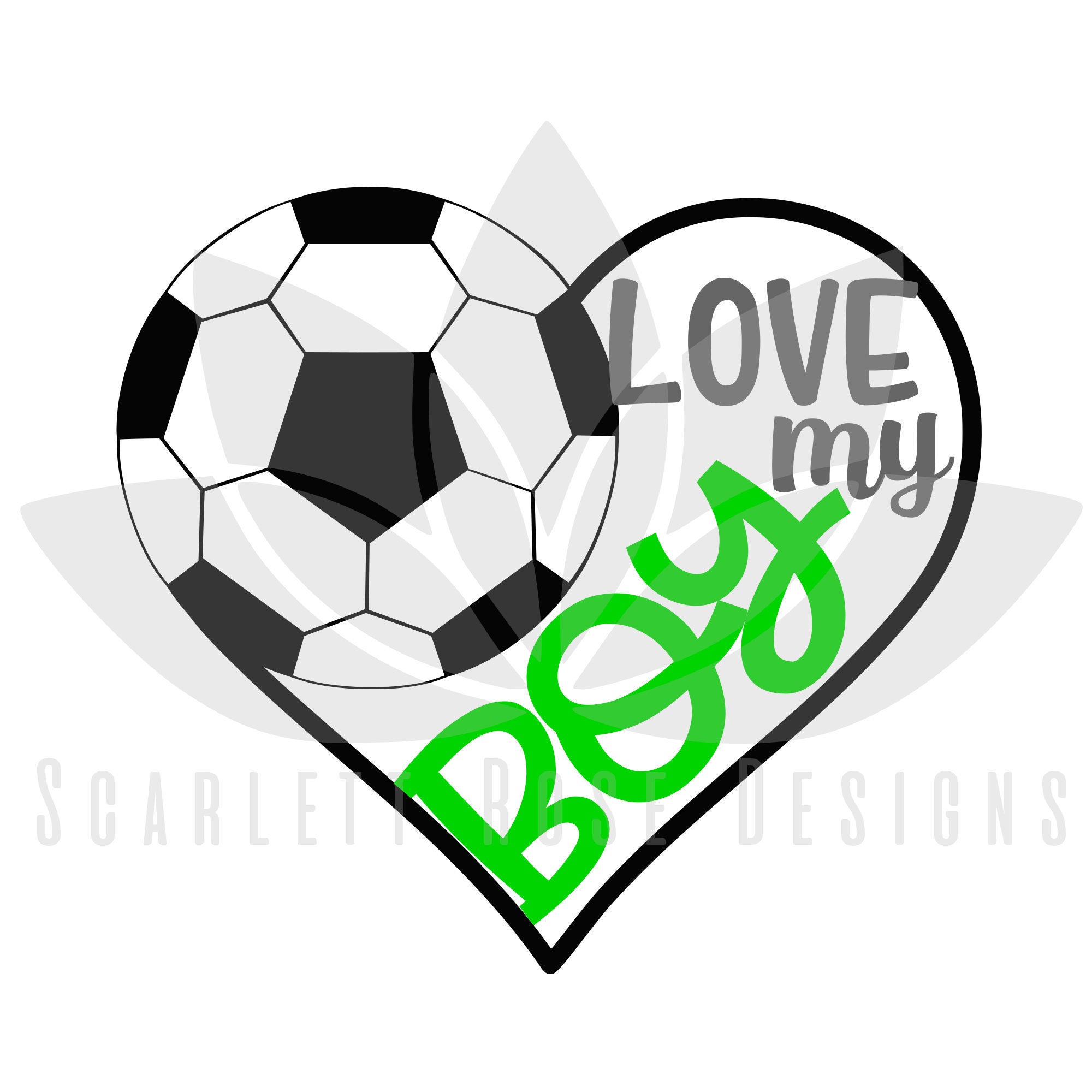 Download Soccer Heart SVG, Soccer Mom, Love my Boy cut file for ...