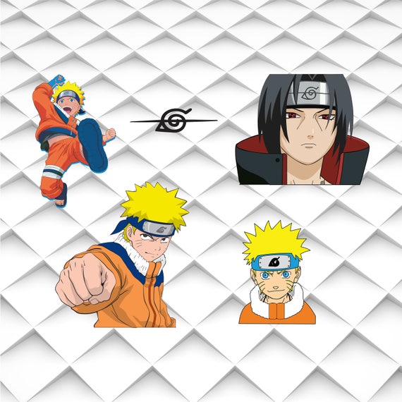 Naruto Layered Svg For Silhouette - Layered SVG Cut File ...