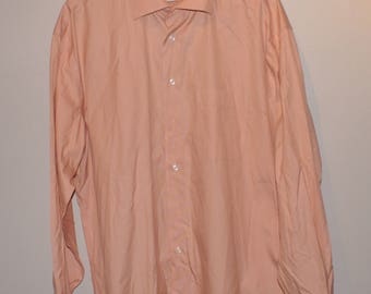 Vintage VTG Pronto Uomo Long Sleeve Dress Shirt