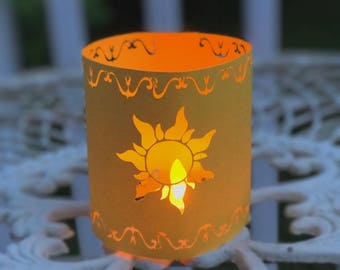 Printable Tangled Lantern Form InStAnT dOwNlOaD Yellow