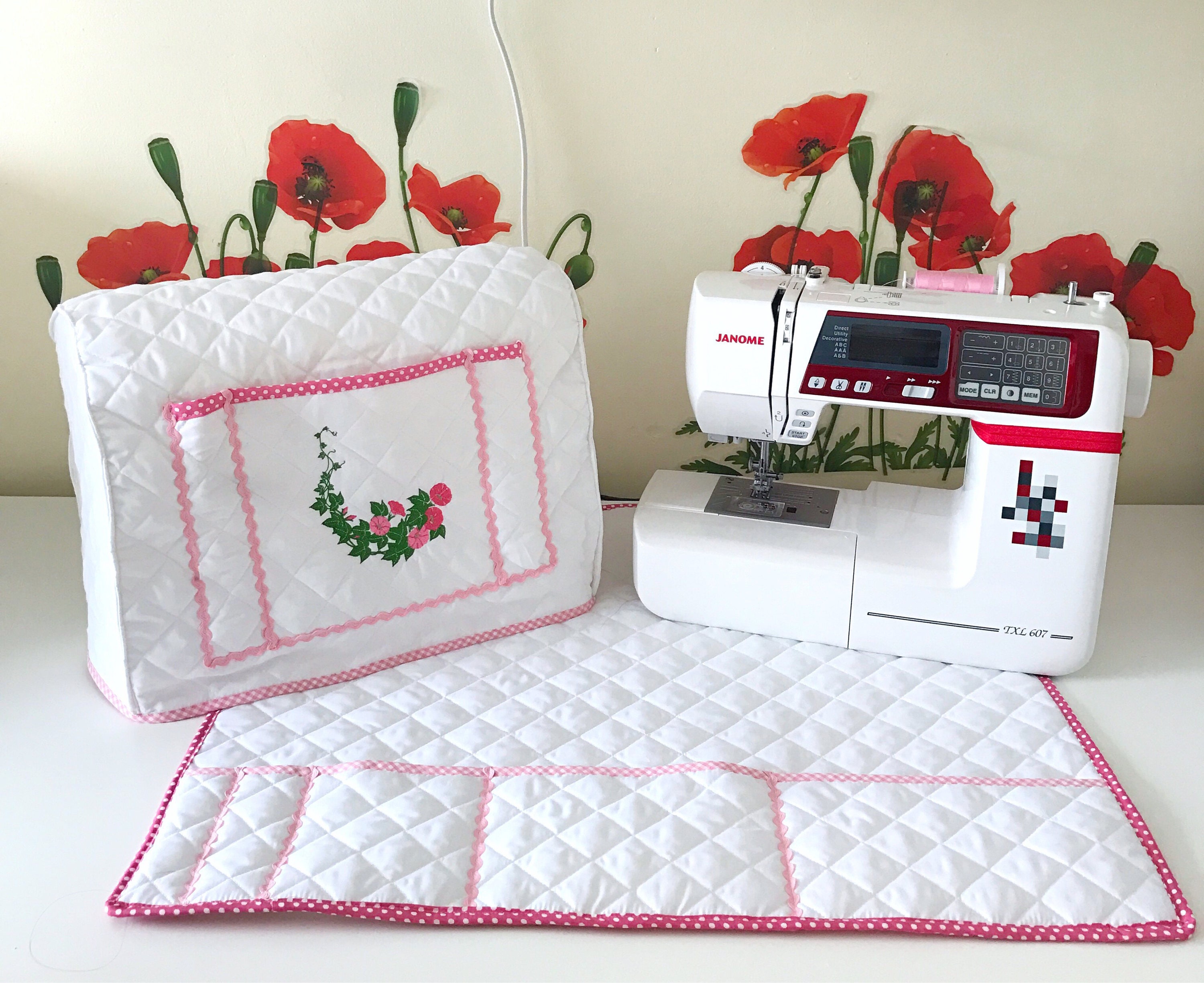 Sewing machine cover Brother Jenome Singer Sewing