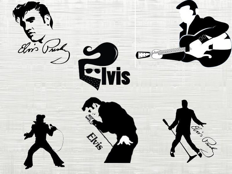Download Elvis presley SVG Elvis cutfile svg svg files for silhouette